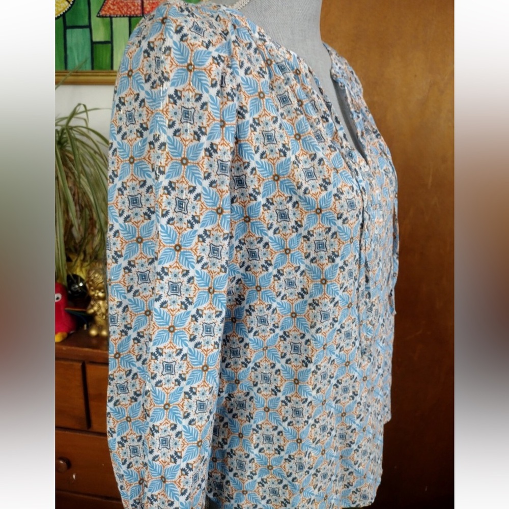 LOFT Patterned Blouse - Picture 4 of 5